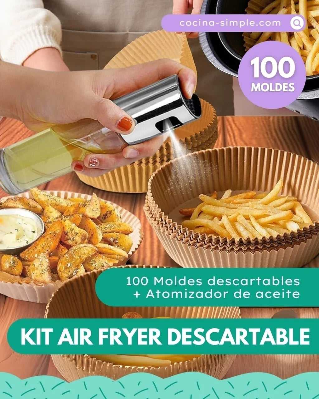 KIT AIR FRYER DESCARTABLE