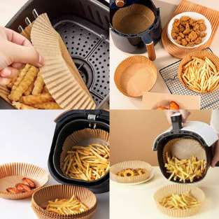 100 Moldes Descartables de Air Fryer
